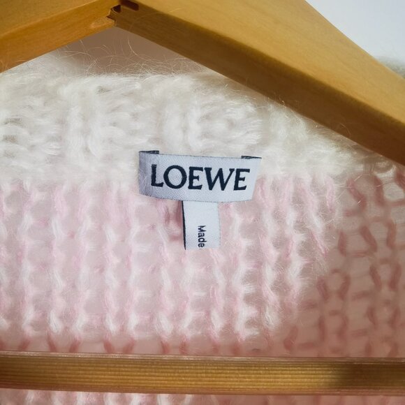 LOEWE Anagram striped mohair-blend sweater - Picture 7 of 13